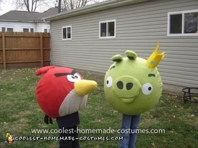 Homemade Angry Birds Costume