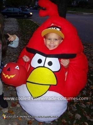 Homemade Angry Birds Costume