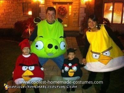 Coolest Angry Birds Family Costume