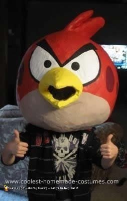 Homemade Angry Birds Iowa Style Costume