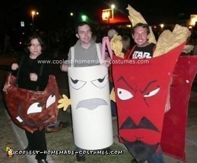 Homemade Aqua Teen Hunger Force Costumes