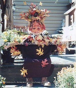 Homemade Autumn Tree Costume