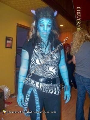 Homemade Avatar Halloween Costume Idea