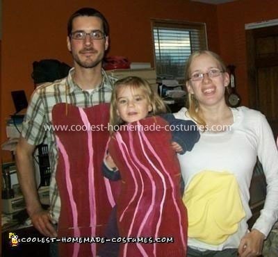 Homemade Baby Bump Breakfast Costume