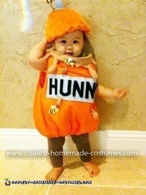 Coolest Baby Honey Jar Costume - Diy Winnie The Pooh Baby Costume