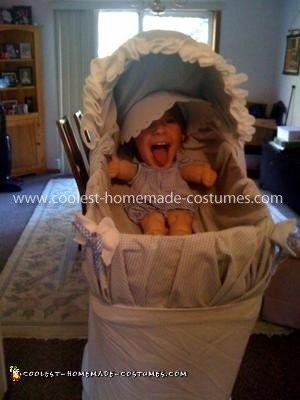 Coolest Baby in a Bassinet Illusion Costume