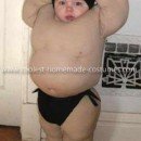 Homemade Baby Sumo Costume