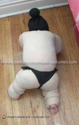 Homemade Baby Sumo Costume