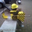 Homemade Backhoe Loader Digger Costume