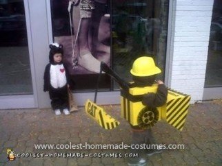 Homemade Backhoe Loader Digger Costume