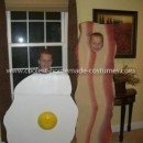 Coolest Bacon and Egg Couple Costume