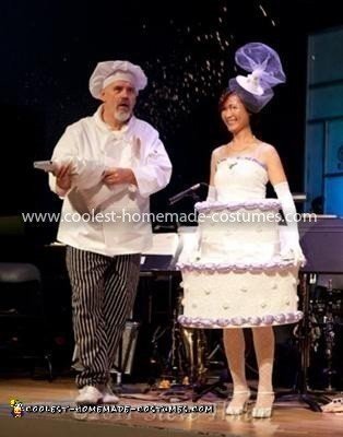 Coolest Baker and His Cake Couple Costume