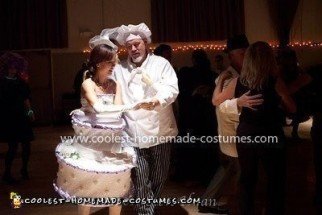 Coolest Baker and His Cake Couple Costume