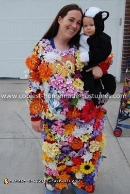 Homemade Bambi Theme Mom and Baby Costume