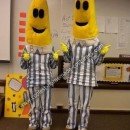 Bananas in Pajamas DIY Couple Halloween Costume