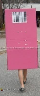 Homemade Barbie in a Box Costume