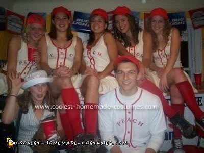 Girls Basball League Costume