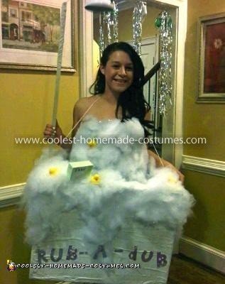 Homemade Bathtub Costume