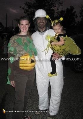 Homemade Bee Family Group Costume