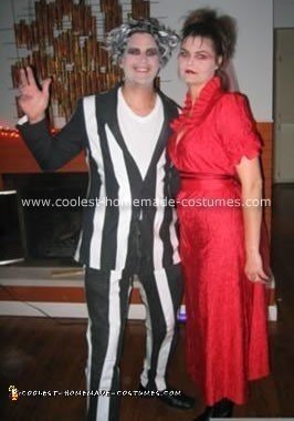 Beetlejuice and Lydia Costume