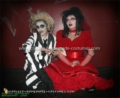 Homemade Beetlejuice and Lydia Costume