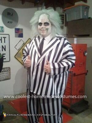 Homemade Beetlejuice Costume