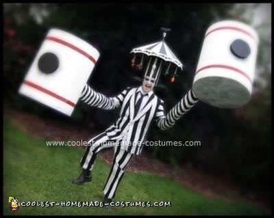 Handmade Beetlejuice Carousel and Hammerhands Costume