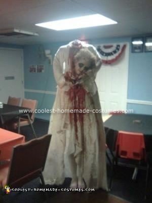 Homemade Beheaded Marie Antoinette Halloween Costume