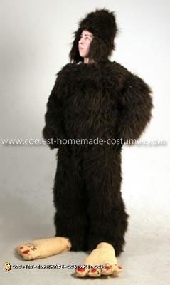 Homemade Big Foot Costume