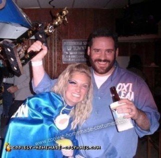 Billy Mays and the Oxiclean Girl DIY Couple Costume