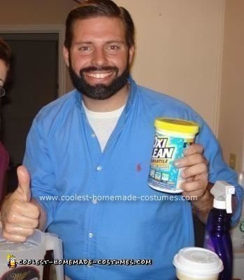 Homemade Billy Mays Costume