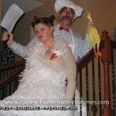 Homemade Bjork and Swedish Chef Couple Costume