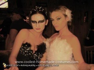 Coolest Black and White Swan Couple Costume 4