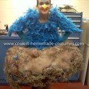 Homemade Bluebird of Happiness in a Nest Costume