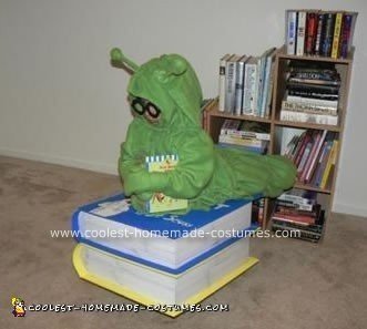 Homemade Bookworm Halloween Costume