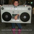 Homemade Boom Box Costume