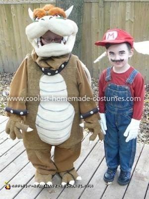 Coolest Bowser and Mario Couple Costume