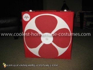 Homemade Box Fan Costume