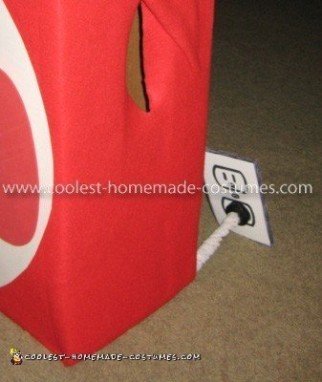 Homemade Box Fan Costume