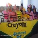 Homemade Box of Crayons Group Costume