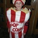 Homemade Box of Popcorn Costume