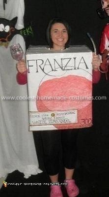 Homemade Boxed Wine Costume