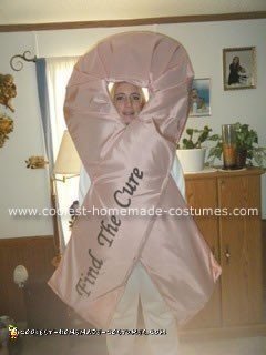 Breast Cancer Awareness Ribbon DIY Costume