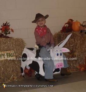 Homemade Bull Rider Cowboy Costume