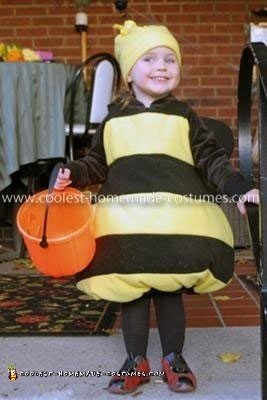 Homemade Bumble Bee Girl's Costume