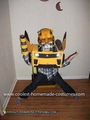 Homemade Bumblebee Transformer Costume