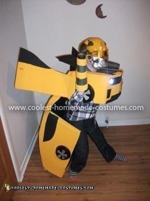 Homemade Bumblebee Transformer Costume