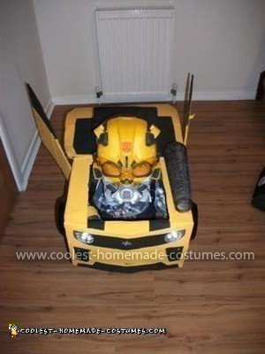 Homemade Bumblebee Transformer Costume