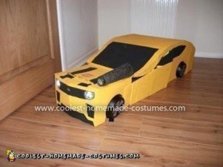 Homemade Bumblebee Transformer Costume