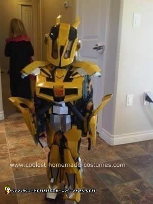 Homemade BumbleBee Transformers Costume